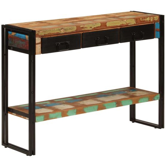 Table console 110x30x76 cm Bois massif de récupération