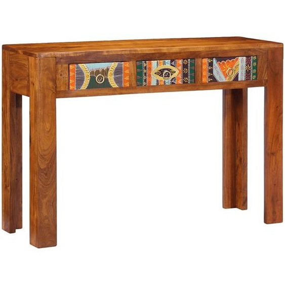 Table console 110x35x75 cm bois massif dacacia