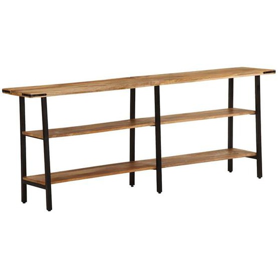 Table console 180x35x70 cm bois de manguier massif