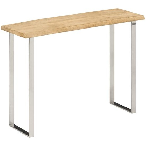 Table console à live edge 105x33x76 cm bois de manguier massif