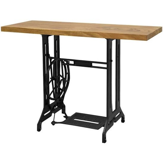 Table console avec machine à coudre 110x40x75 cm