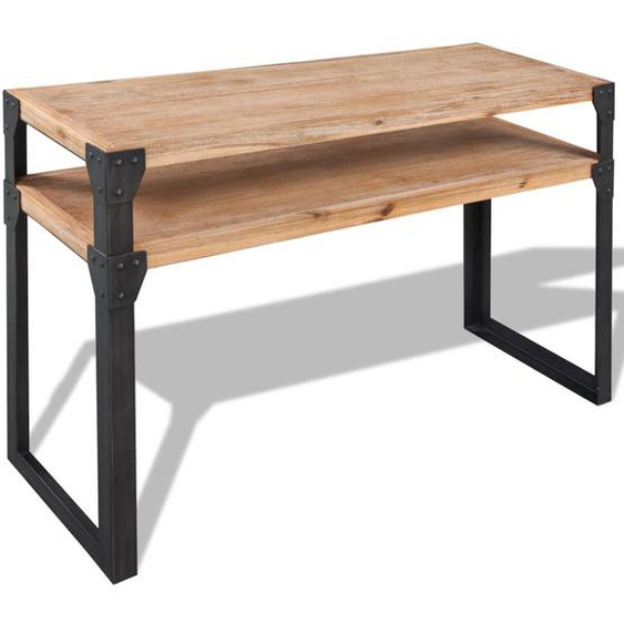 Table console Bois dacacia massif 120 x 40 x 85 cm