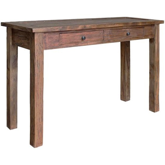 Table console bois dacajou massif 123x42x75 cm