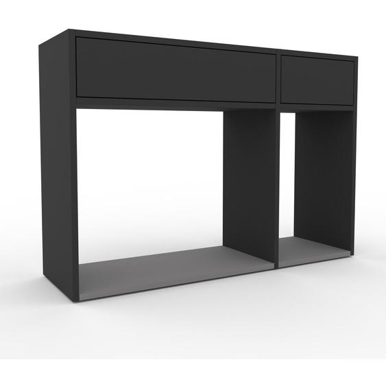 Table console - Graphite, moderne, raffinée, avec tiroir Graphite - 115 x 79 x 34 cm, personnalisable
