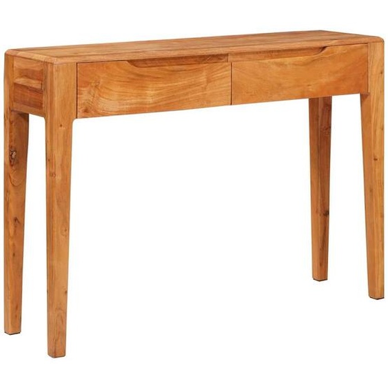 Table console Marron 110 x 30 x 80 cm Bois dAcacia Massif