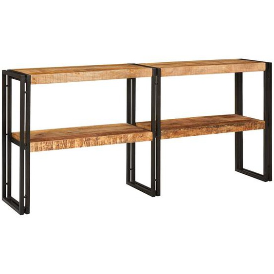 Table console Marron 160 x 33 x 75 cm Bois de mangue massif