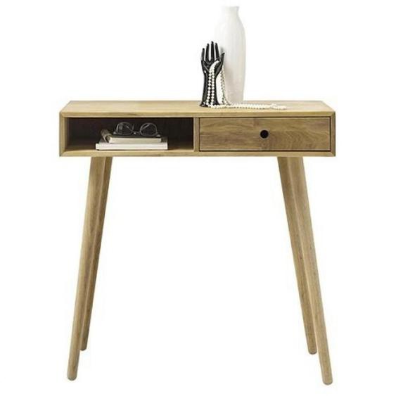 Table console MIALY structure chêne massif huilé