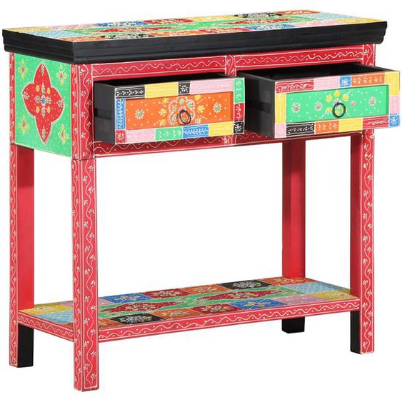 Table console avec tiroir Multicolore 80 x 35 x 76 cm