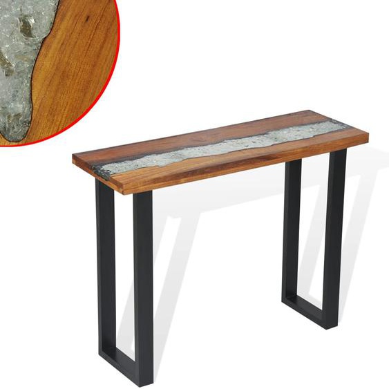 Table console Teck 100 x 35 x 75 cm