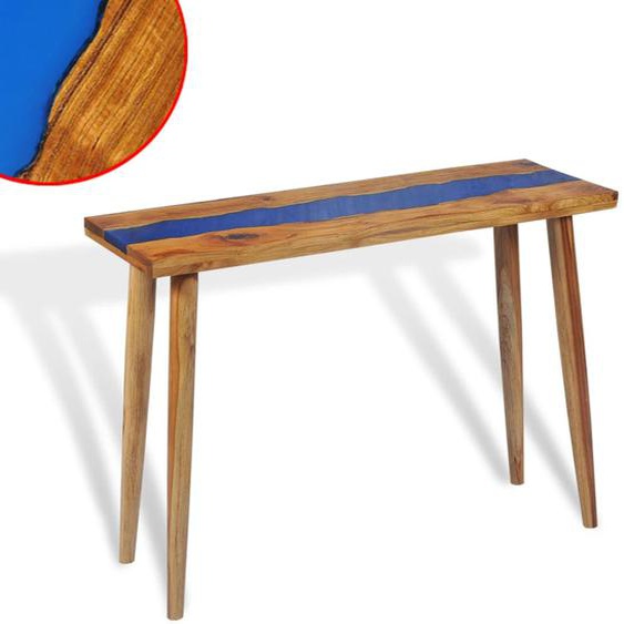 Table console Teck Résine 100 x 35 x 75 cm