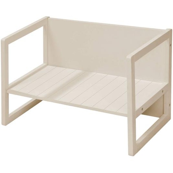 Table Convertible En Banc Évolutif À 2 Hauteurs Dassise Beige