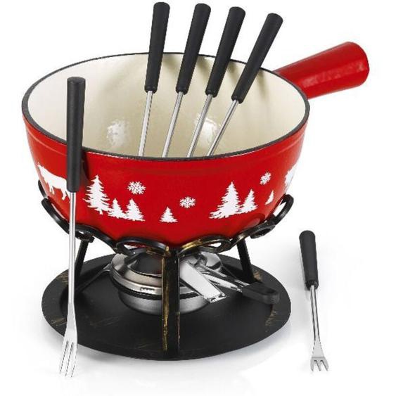 Table Et Cook - Set A Fondue Rouge Alpestre 24cm