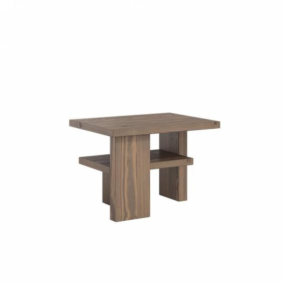 Table dapoint JAPAN pin massif Brun Caroube