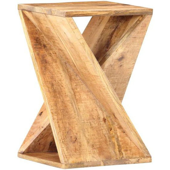 Table dappoint 35x35x55 cm Bois de manguier massif