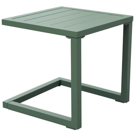 Table dappoint BARBADOS en aluminium vert sauge