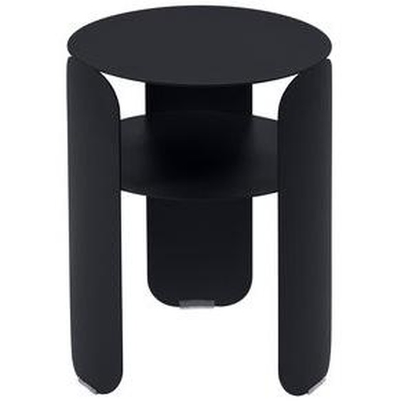 Table dappoint Bebop métal noir / Ø 35 x H 45 cm - Fermob