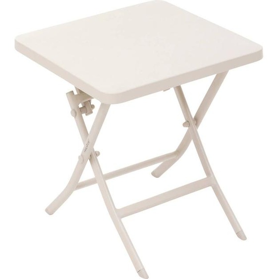 Table dappoint de jardin carré GREENSBORO Argile 40 x cm - Acier, Traitement anti-rouille renforcé Hespéride