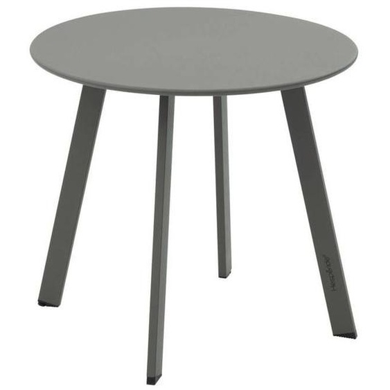 Table dappoint de jardin ronde Saona vert laurier 70 x 40cm en acier  - Hespéride