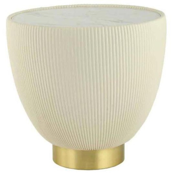 Table dAppoint Design - Jokai - 47cm - Crème & Or