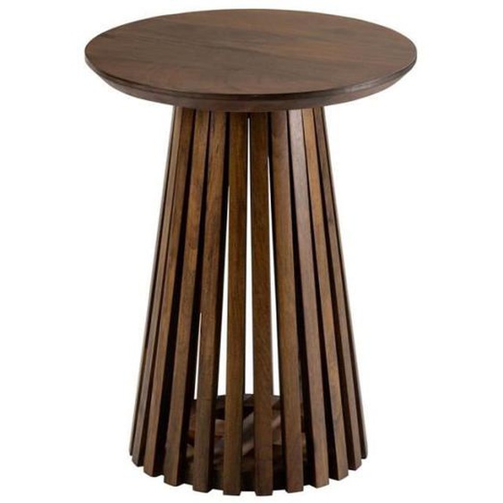 Table dappoint - J-LINE - Vincent - Bois massif - Marron - D. 40 cm