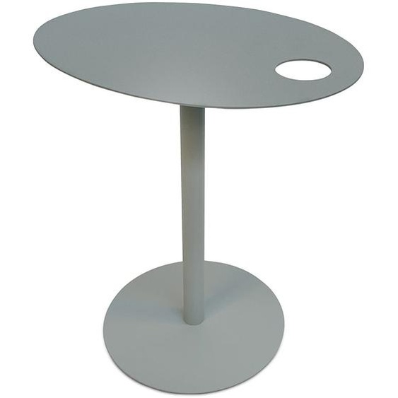 Table dappoint ovale MASA en métal gris