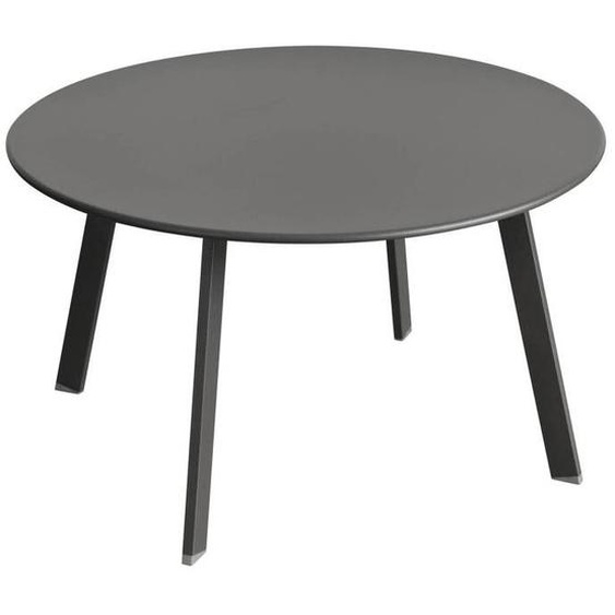 Table dappoint Saona D70cm en acier époxy - Graphite - Hespéride