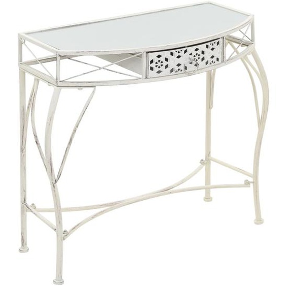 Table dappoint Style français Métal 82 x 39 x 76 cm Blanc