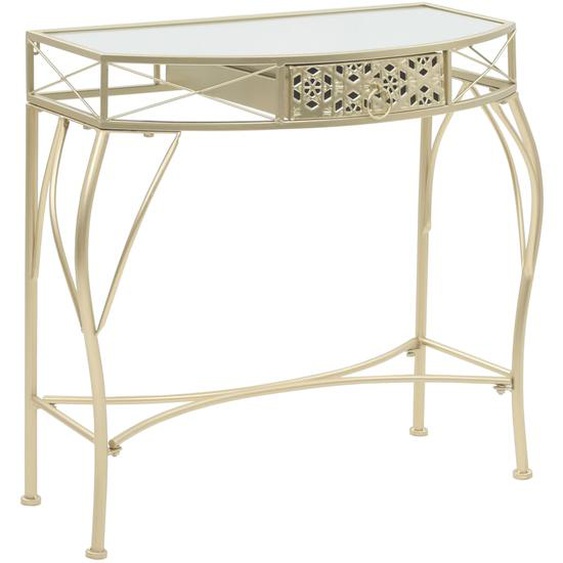 Table dappoint Style français Métal 82 x 39 x 76 cm Doré