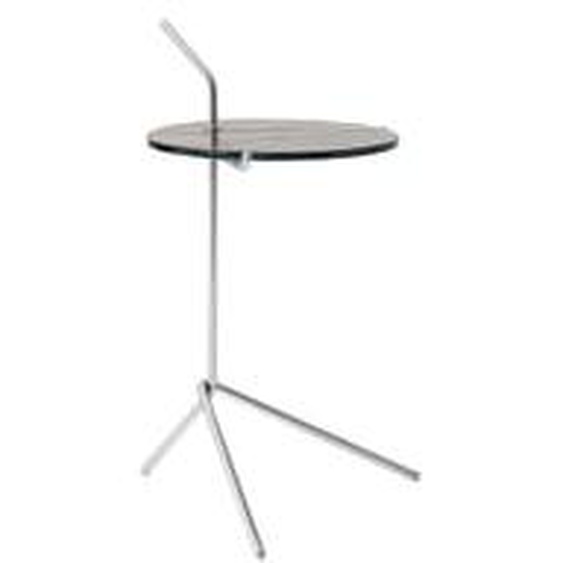 Table dappoint Tenir SH9 - Aluminium poli haute brillance - Verre