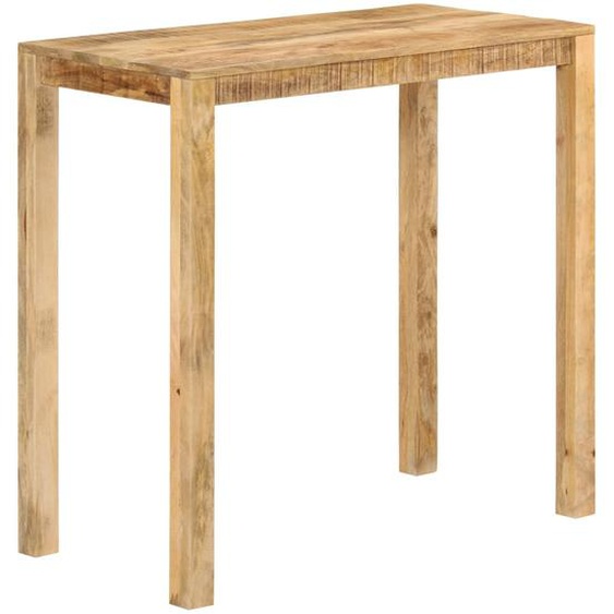 Table de bar 112x55x108 cm Bois de manguier massif