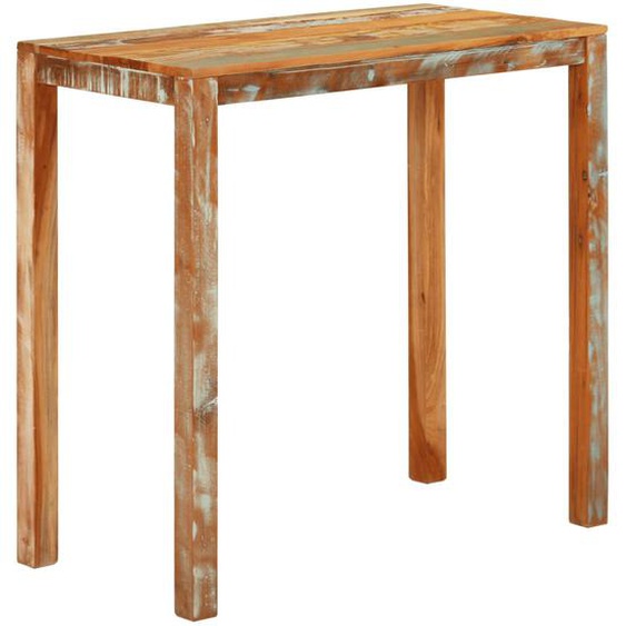Table de bar 112x55x108 cm Bois massif de récupération