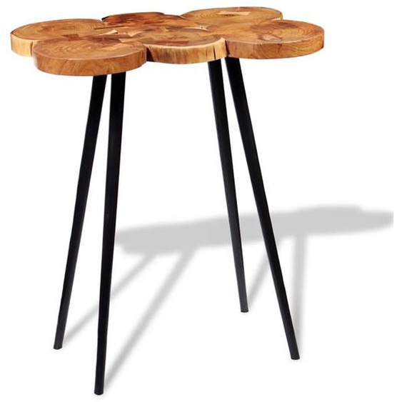 Table de bar Bois dacacia massif 90x60x110 cm