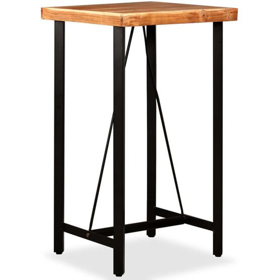 Table de bar Bois massif dacacia 60x60x107 cm