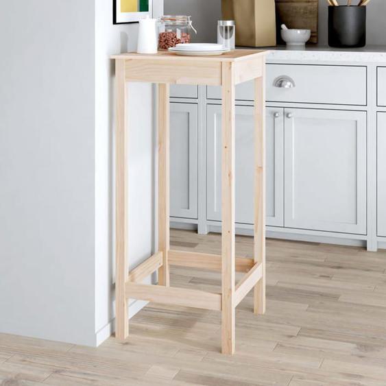 Table de bar - CLF - 50x50x110cm bois massif de pin SQZR324051 Home - Living