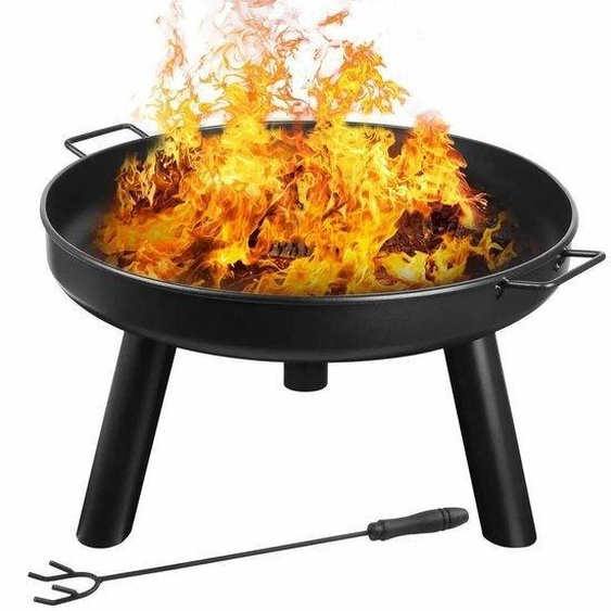 Table de barbecue avec brasero de 60 cm