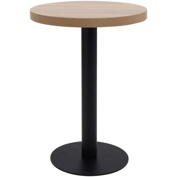 Table de bistro Marron clair 60 cm MDF