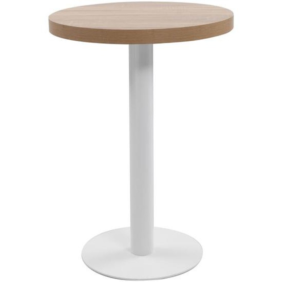 Table de bistro Marron clair 60 cm MDF