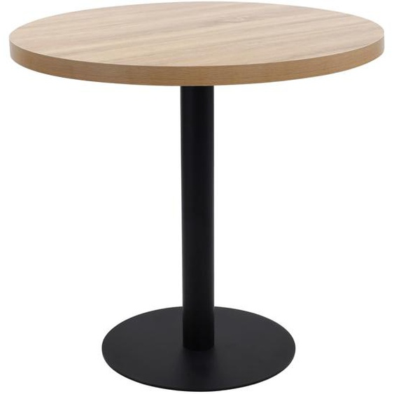 Table de bistro Marron clair 80 cm MDF