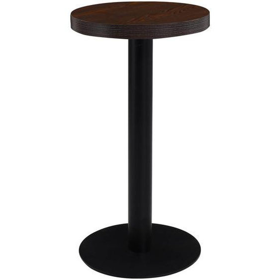 Table de bistro Marron foncé 40 cm MDF