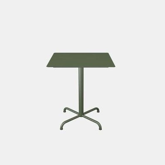 Table de bistrot PICO 4 étoiles pied 60 x 60 cm - vert