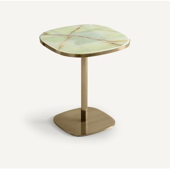 Table de bistrot plateau jade Ø60 cm Lixfeld