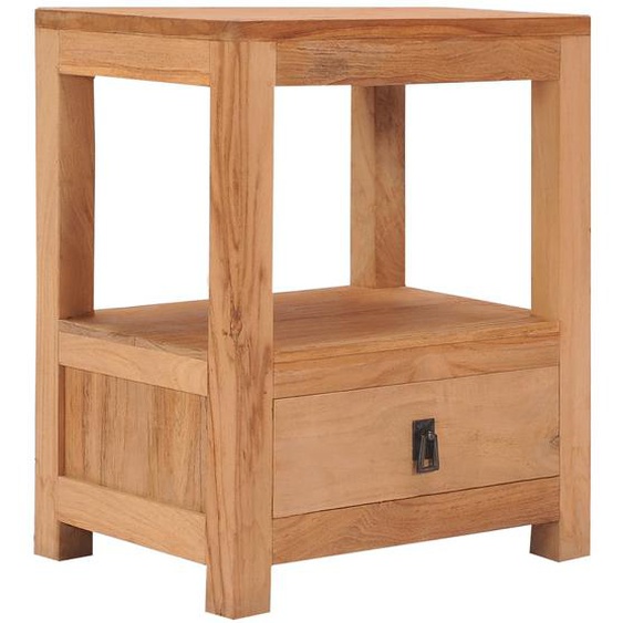 Table de chevet 40x30x50 cm bois de teck massif