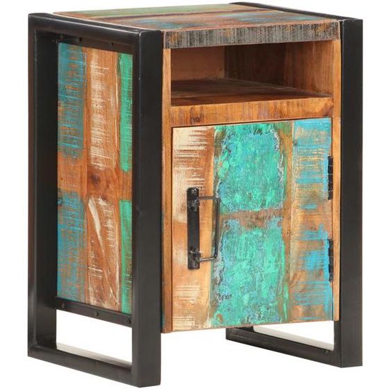 Table de chevet 40x35x55 cm Bois de récupération massif