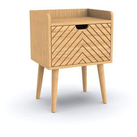 Table de chevet bois Alba 1 tiroir