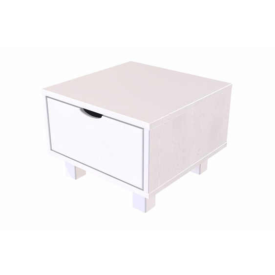 Table de chevet bois Cube + tiroir