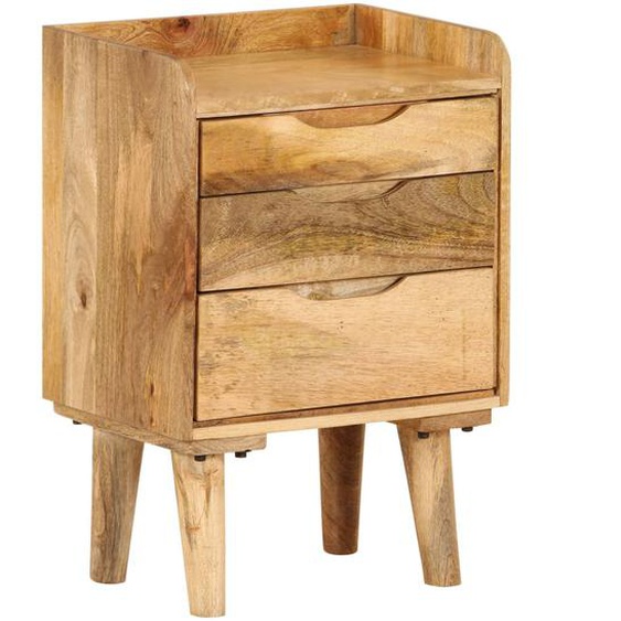 Table de chevet Bois de manguier massif 40 x 30 x 59,5 cm