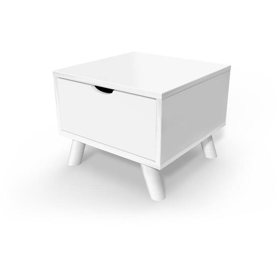 Table de chevet Scandinave bois Viking + tiroir