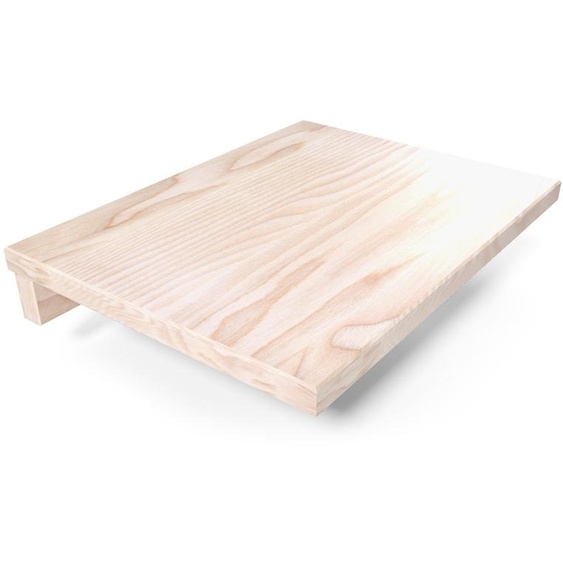 Table de chevet suspendue bois