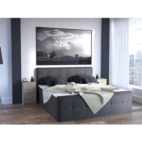 Table de chevet Vicco commode lit boxspring table de nuit 66 cm blanc
