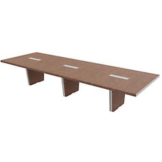 Table de conférence Tario L.420 x 140 cm - Noyer